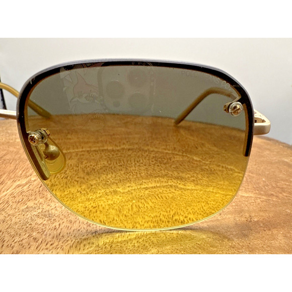 Unique Vintage Polo Jeans Co. Charisma‎ Sunglasses Gold Frame 58-16-135 main image 10
